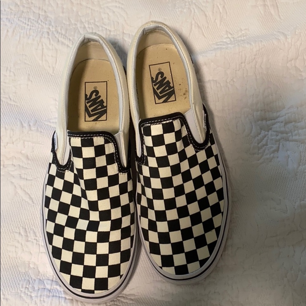 checkered vans